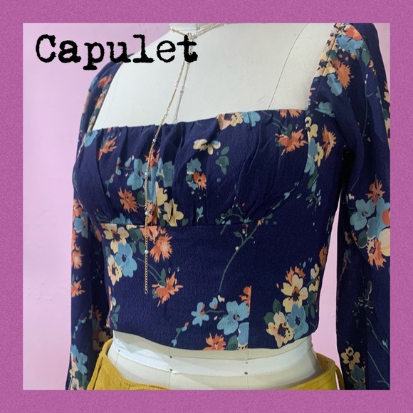 Capulet ~corset bodice blouse~ M - Picture 1 of 9